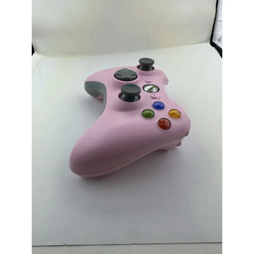 Microsoft Xbox 360 OEM Official Wireless Pink Controller Tested Retro Vintage